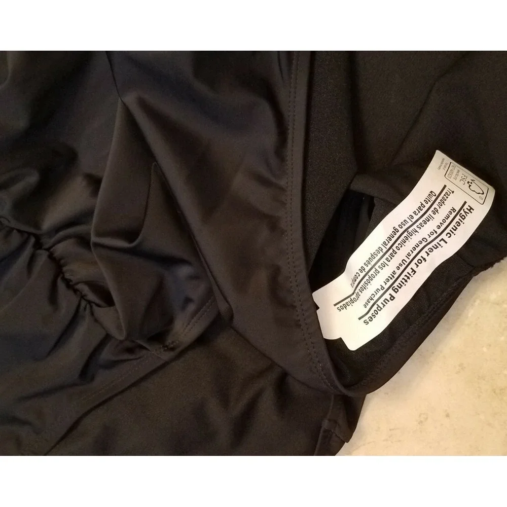Terra & Sky Black High-Waist Swimsuit Bottom Tummy‎ Control Plus 5X (32W-34W)
